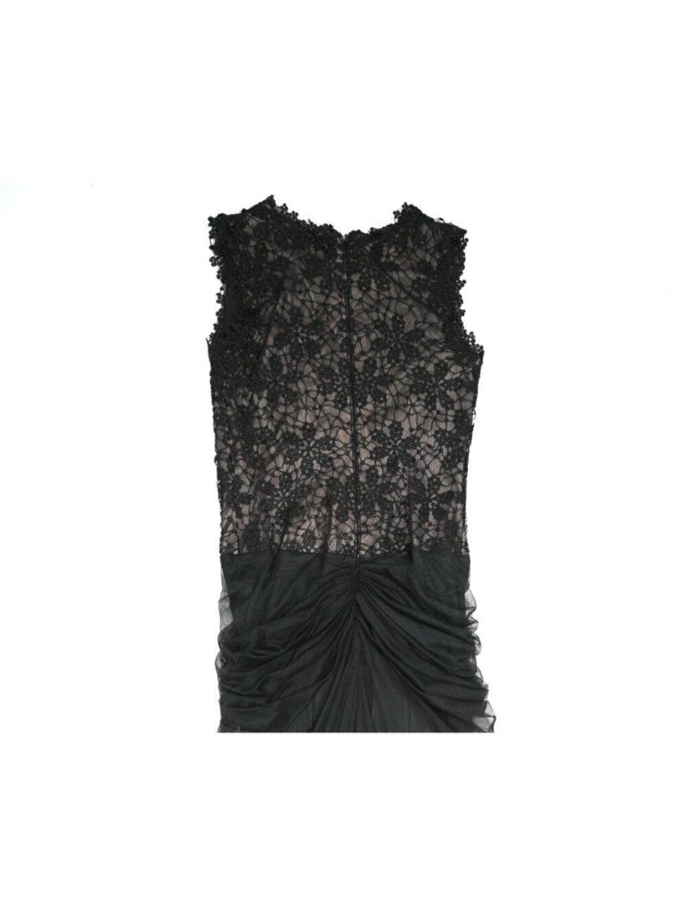Tadashi Shoji Floral Lace Sleeveless Gown in Black - Picture 6 of 7